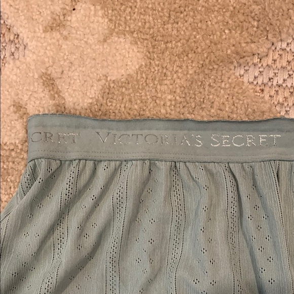 Green Victoria's Secret Intimate Shorts Pajama Bottoms - Picture 3 of 6